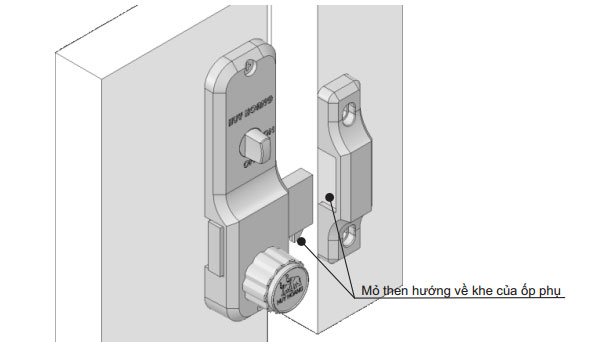 Bước 1 Phụ kiện khóa tay nắm B52